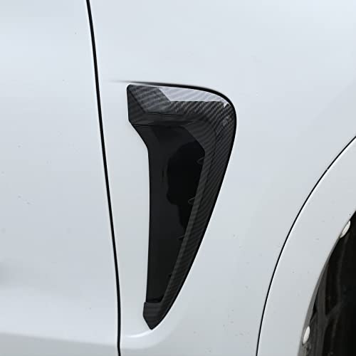 LLKUANG Carbon Fiber Style Side Wing Fender Air Guide Vents For BMW X5 F15 X5M F85 2014-2018P(without label) - Image 5