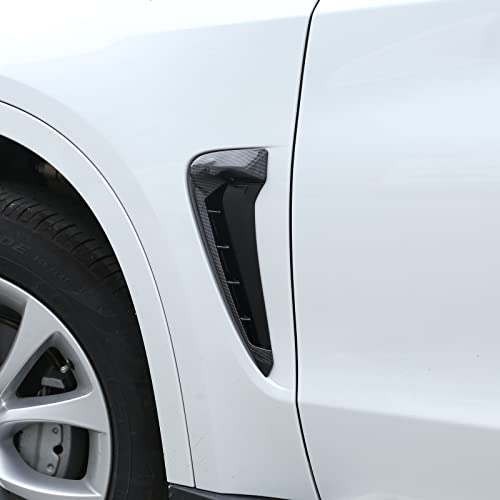 LLKUANG Carbon Fiber Style Side Wing Fender Air Guide Vents For BMW X5 F15 X5M F85 2014-2018P(without label) - Image 3