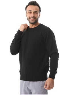 Andora Round Collar Slip On Pullover_Black  - Image 3