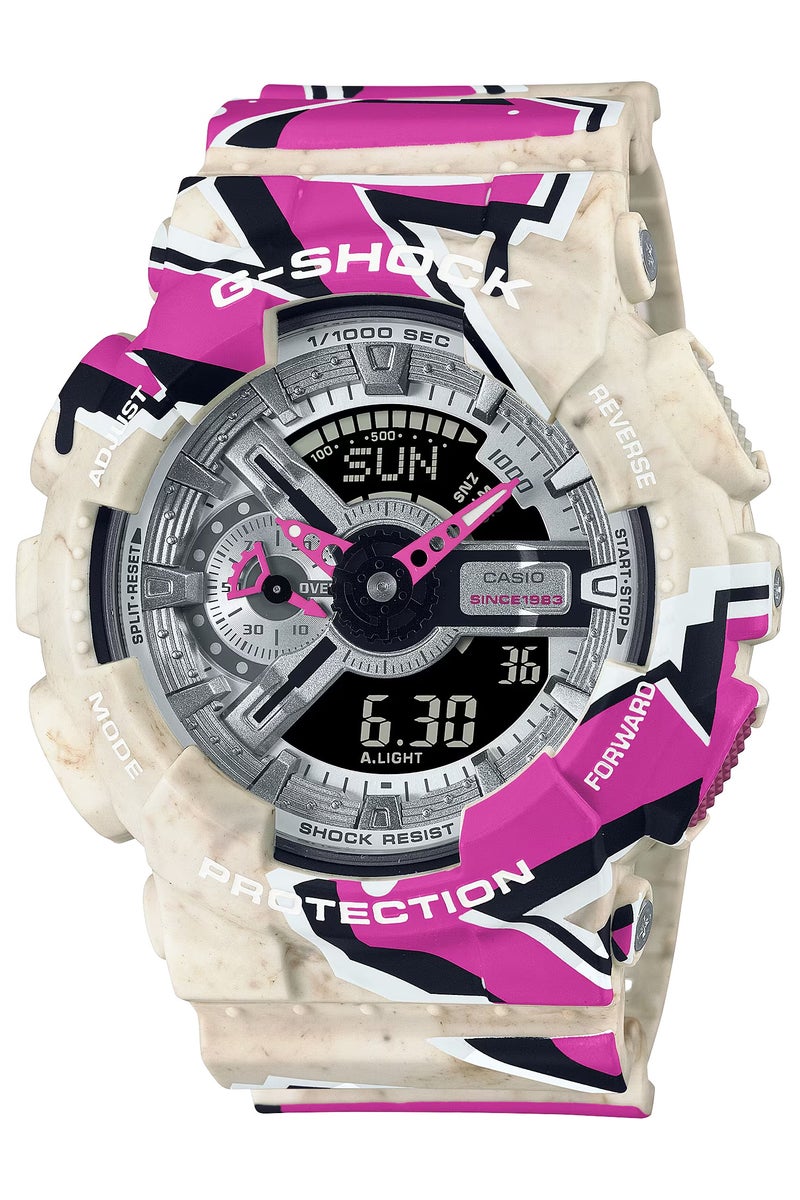 G-SHOCK Graffiti Art Special Edition Watch - GA-110SS-1ADR - Image 1