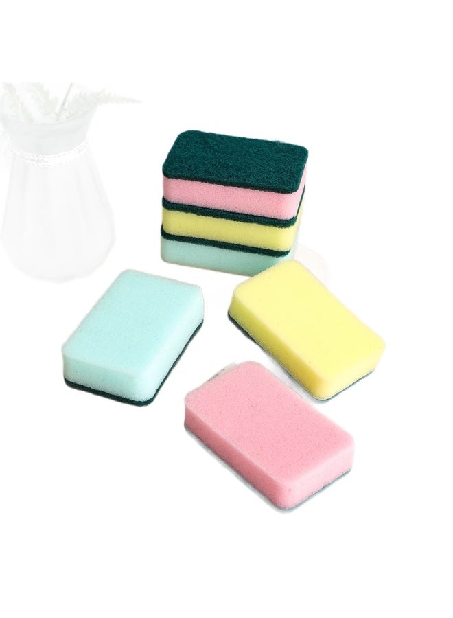 Rainbow dishwashing Sponge 10 pcs multiple color - Image 1