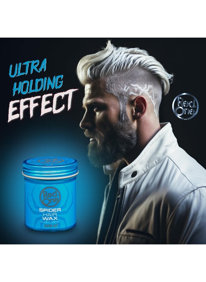 Red One Hair Styling Spider Wax Show-Off 100ml | Maximum Control | Women & Men Hair Wax | Medium Shine  - Image 2