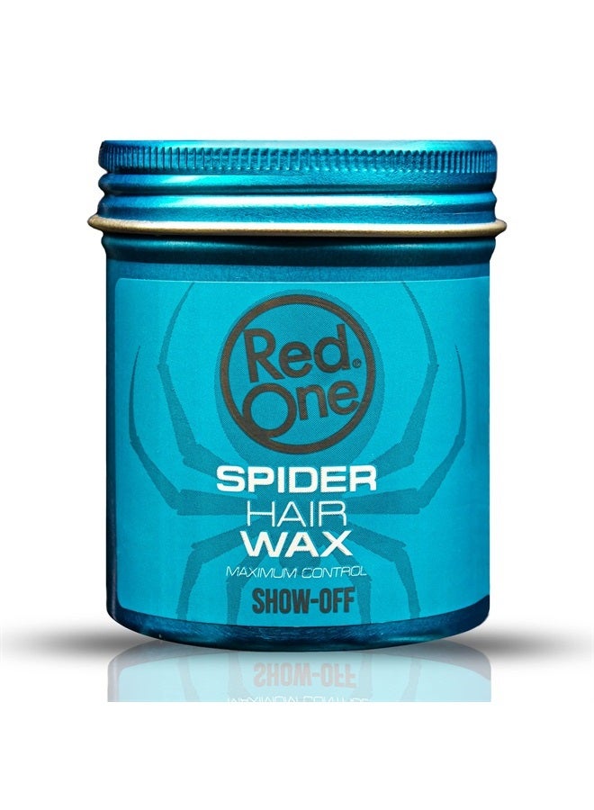 Red One Hair Styling Spider Wax Show-Off 100ml | Maximum Control | Women & Men Hair Wax | Medium Shine  - Image 1