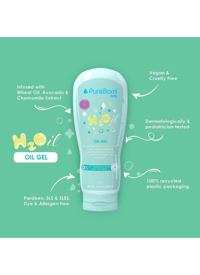 PureBorn Baby Oil Gel 200ml  - Image 4