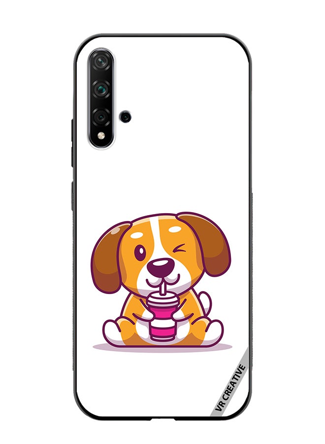 VR CREATIVE Protective Case Cover For Huawei Nova 5T Cute Dog Design Multicolour - Image 1