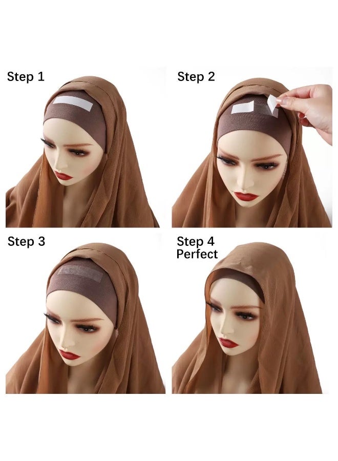 شريط لاصق مزدوج الجوانب للحجاب، ملصق مضاد للانزلاق للشالات والأوشحة - Image 3