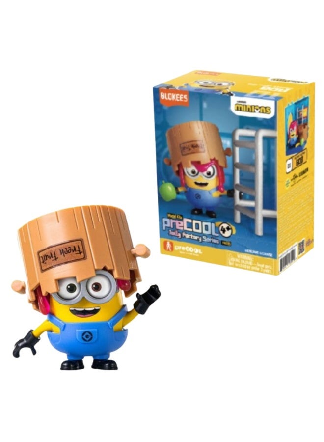 BLOKEES PreCool Minions Jelly Factory Series – Bob the Fruit Keeper & Stuart the Builder | Buildable Minions Model Kits with Fun Accessories | Collectible STEM Construction Toys for Kids Ages 4+ - Image 1