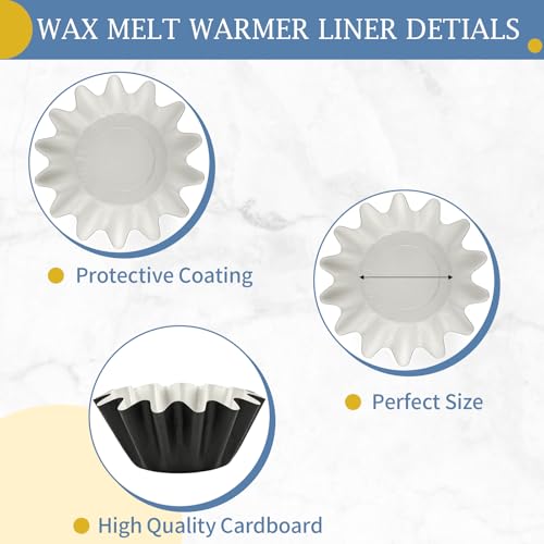 PEASUG 50 Pcs Wax Melt Liners, Wax Melt Warmer Liners, Leakproof & Reusable Wax Melt Cups for Wax Burner, Wax Melters, Candle Warmers, Scented Wax, Plug Warmers, Electric Wax Warmers - Image 3