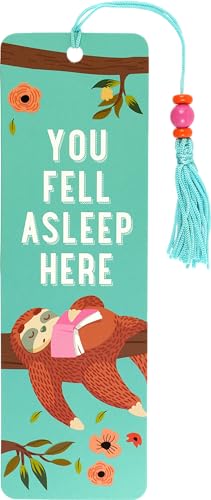 Peter Pauper Press You Fell Asleep Here Beaded Bookmark - Image 3