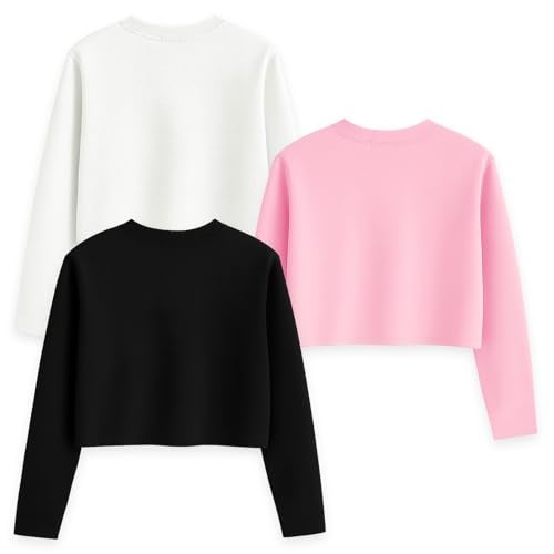 Kuchipoo Girls Crop Top Cotton T-Shirts (KUC-TSHRT-612, 13-14 Years, Multi-Colored) - Image 2