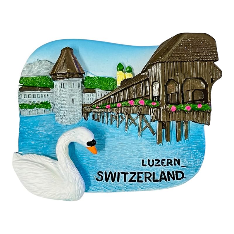 Moira 3D Resin Magnet for Fridge Decoration Travel Souvenir Switzerland - Image 1