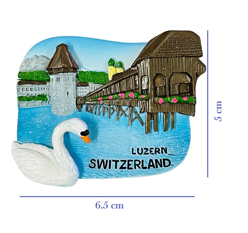 Moira 3D Resin Magnet for Fridge Decoration Travel Souvenir Switzerland - Image 2