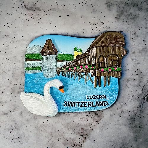 Moira 3D Resin Magnet for Fridge Decoration Travel Souvenir Switzerland - Image 3