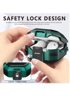NIBEMINENT Compatible with Samsung Galaxy Buds 2 Pro Case 2022 /Galaxy Buds 2 Case 2021/Galaxy Buds Pro Case 2021/Galaxy Buds Live Case 2020 /In-Ear Shockproof Case with Carabiner and Safety Lock  - Image 3