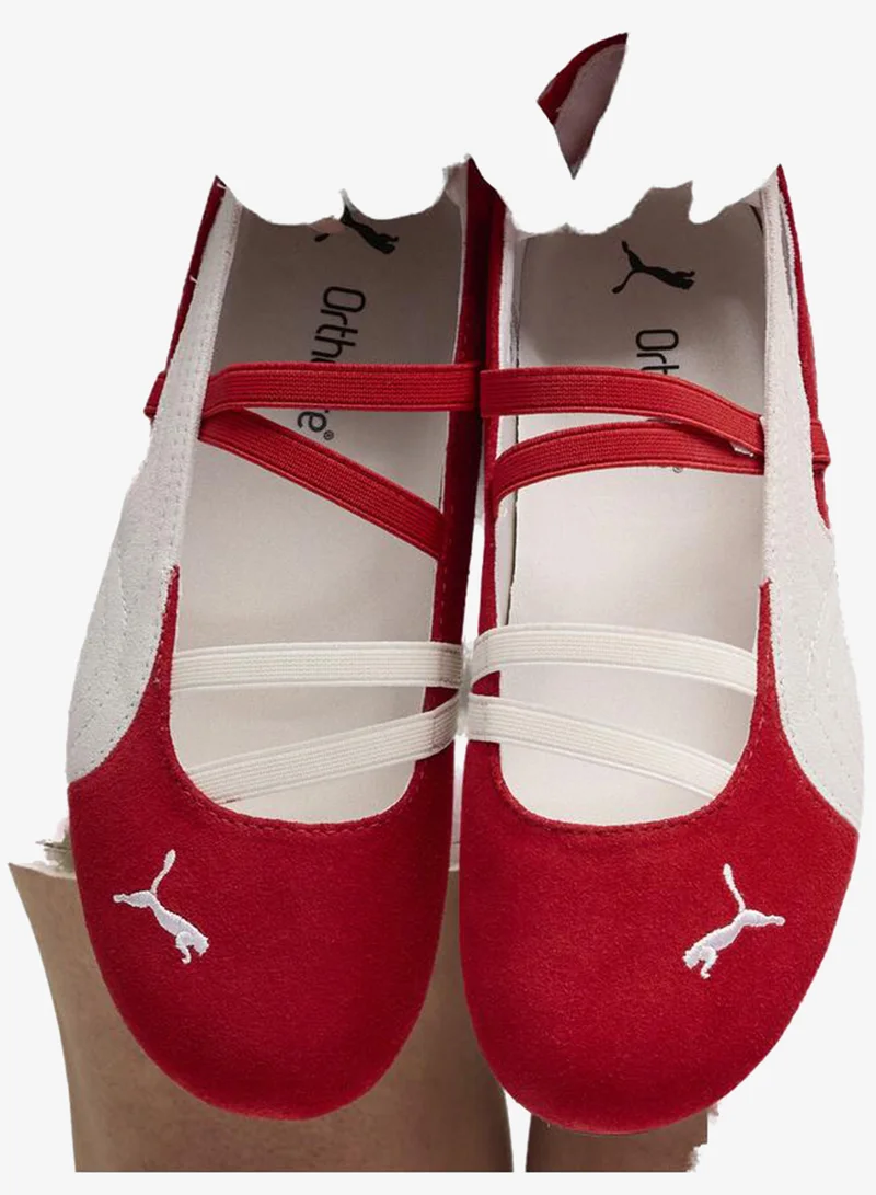 بوما حذاء رياضي Speedcat Ballet Suede للنساء