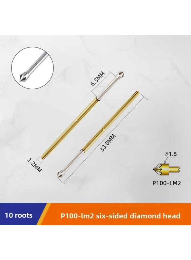 Generic Probe P100 R100 Test Pin Retractable Spring Thimble Pcb Circuit ...