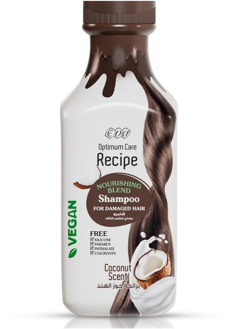 Eva Eva Optimum Care Recipe Nourishing Blend Shampoo Coconut Scent 350 Ml  - Image 1