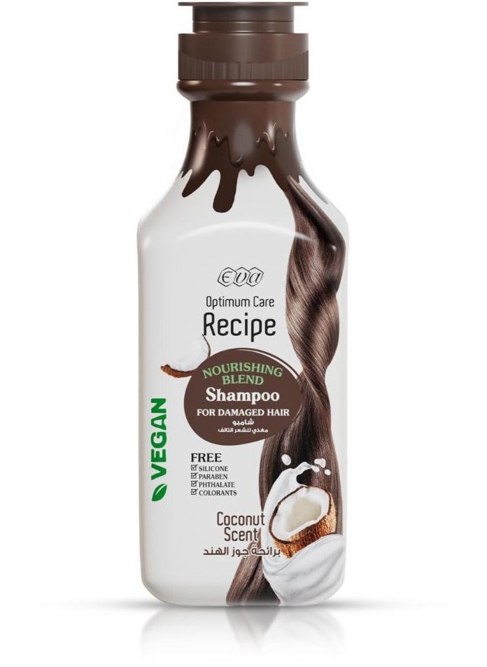 Eva Eva Optimum Care Recipe Nourishing Blend Shampoo Coconut Scent 350 Ml  - Image 2