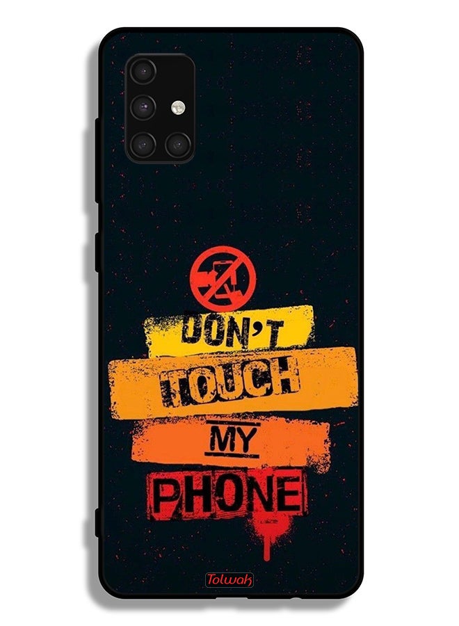 Tolwak Samsung Galaxy A71 4G Protective Case Cover Do Not Touch My Phone - Image 1