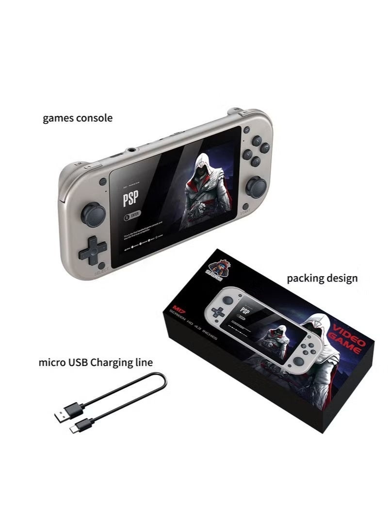 Ultimate Handheld Gaming Console M17, Play 20,000 Retro Classic Games Favorites Perfect Gaming Device for Kids and Nostalgia Lovers! Endless Fun Awaits - Image 1