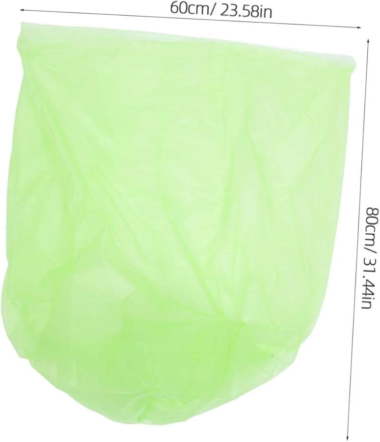 أكياس قمامة كبيرة قابلة للتحلل باللون الأخضر الفاتح 2 لفة لأوراق الفناء وأكياس نفايات المطبخ - Image 3