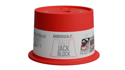 ANDERSEN HITCHES | RV Travel Accessories | 1-Pack Trailer Jack Block w/ Magnets | Quick Leveling Stabilizers for Trailers Jackstand Level Quickjack Heavy Duty Utility Blocks | 3608 - Image 2