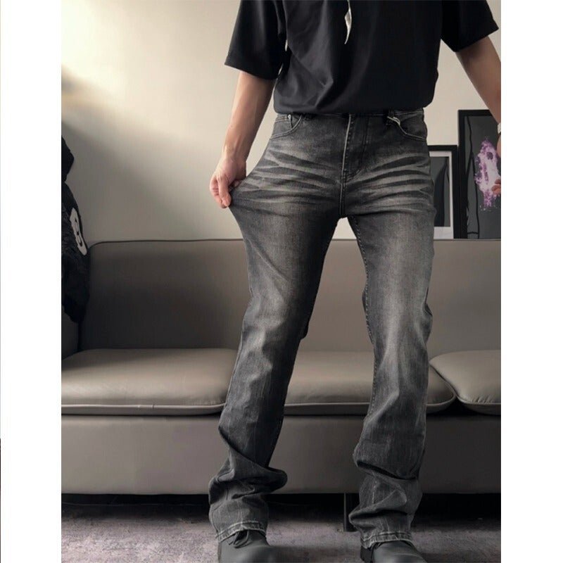 Unisex Classic Denim Jeans Loose Fit Daily Outdoor Wear - Image 5