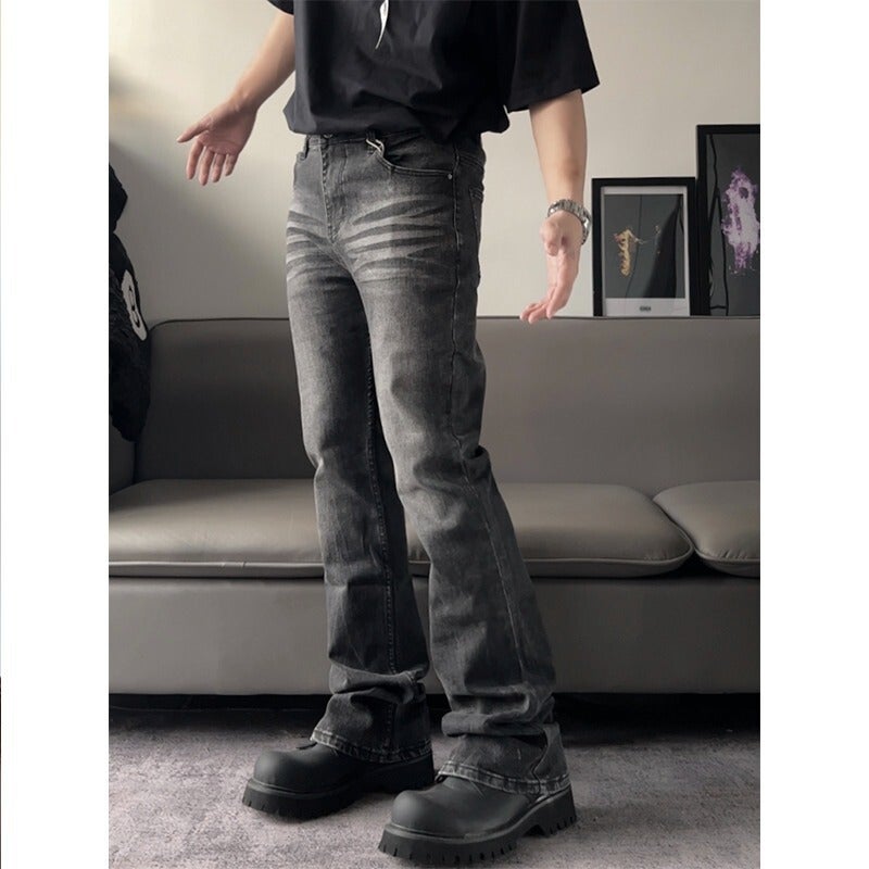 Unisex Classic Denim Jeans Loose Fit Daily Outdoor Wear - Image 3
