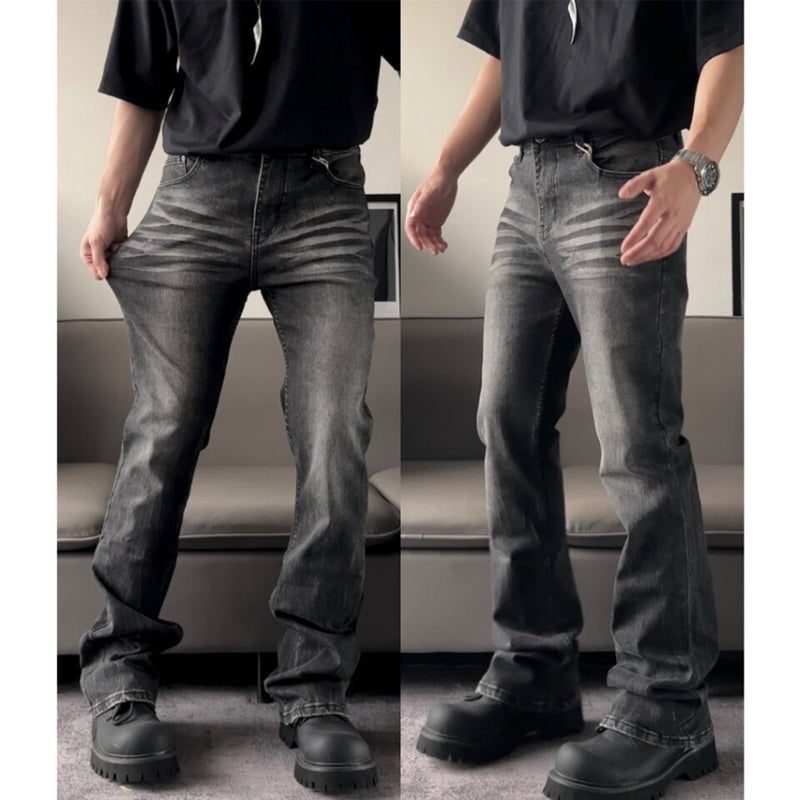 Unisex Classic Denim Jeans Loose Fit Daily Outdoor Wear - Image 2