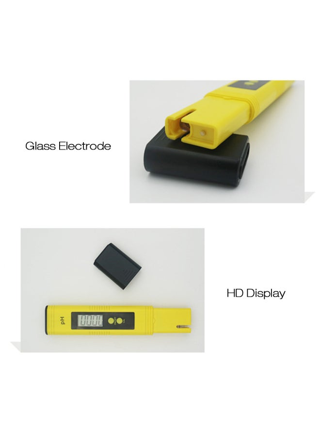 Digital PH Meter Yellow/Black 155 x 31mm - Image 2