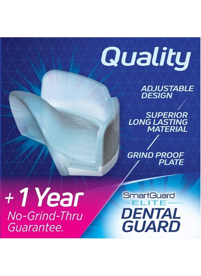SmartGuard - Dental Guard SMARTGUARD Elite (2 Guards 1 Travel case) Front Tooth Custom Anti Teeth Grinding Night Guard for Clenching - Dentist Designed - Bruxing Splint Mouth Protector for Relief of Symptoms - Image 1