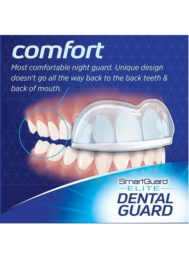 SmartGuard - Dental Guard SMARTGUARD Elite (2 Guards 1 Travel case) Front Tooth Custom Anti Teeth Grinding Night Guard for Clenching - Dentist Designed - Bruxing Splint Mouth Protector for Relief of Symptoms - Image 1