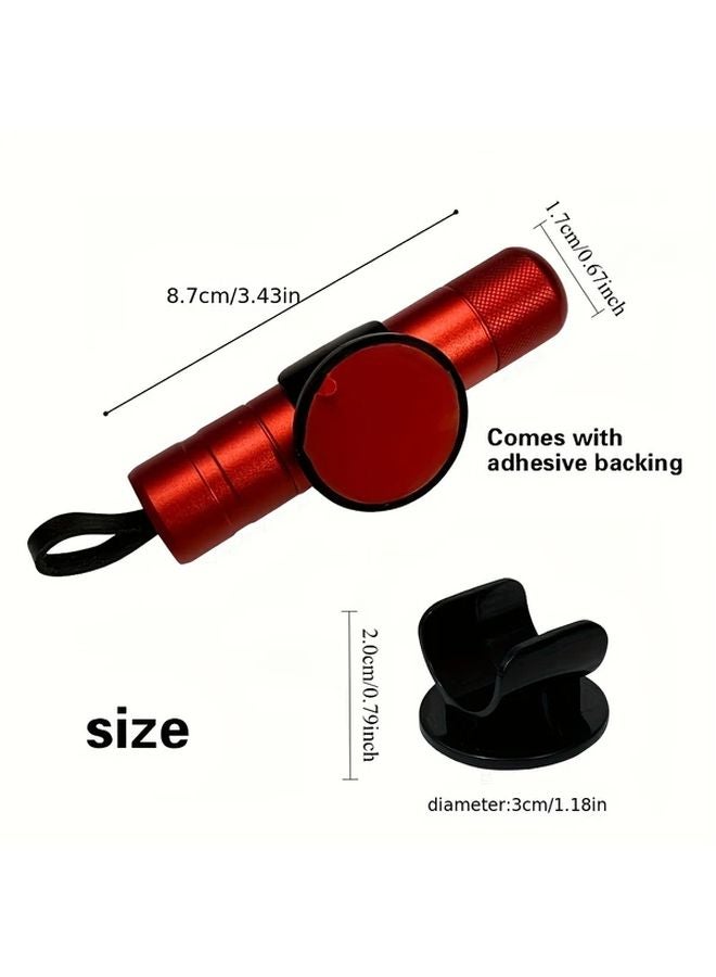Red Car Safety Escape Hammer Emergency Window Breaker and Seat Belt Cutter Tool - Image 2