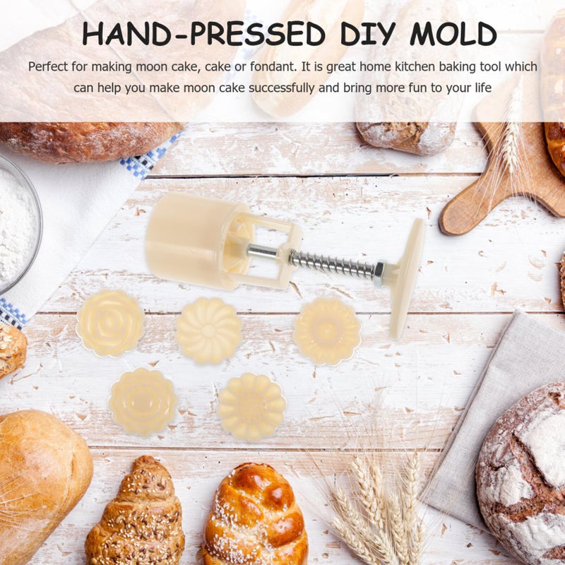 Hand Pressure Cookie Mould Set For Baking Cake And Fondant Desserts - Image 5