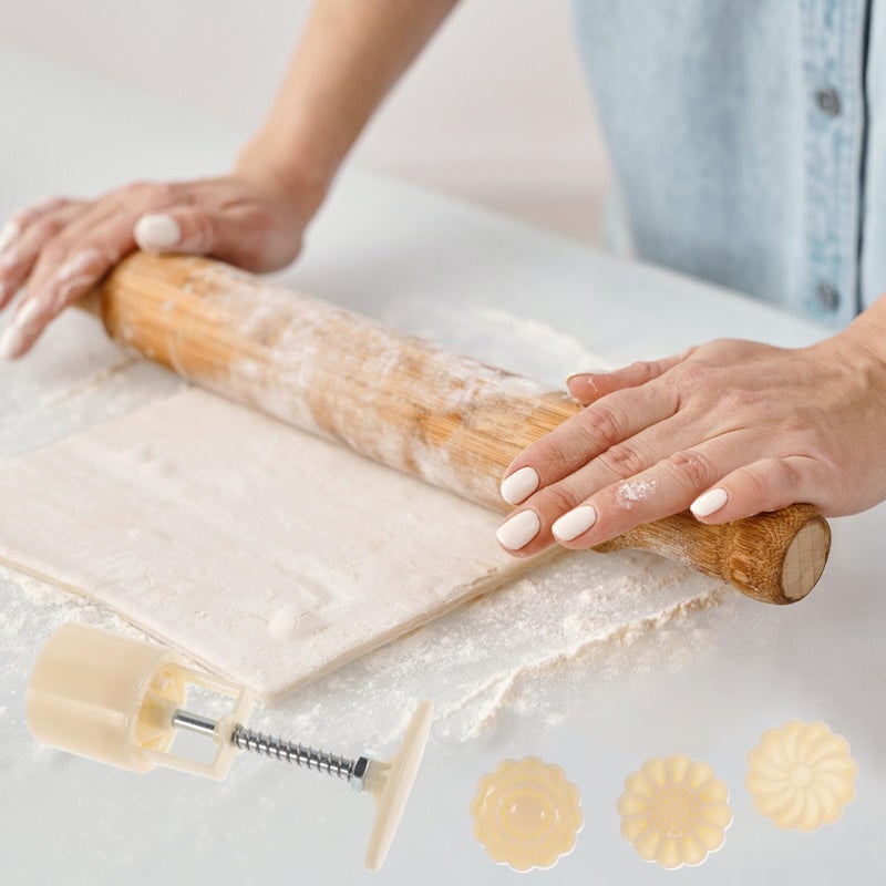 Hand Pressure Cookie Mould Set For Baking Cake And Fondant Desserts - Image 3