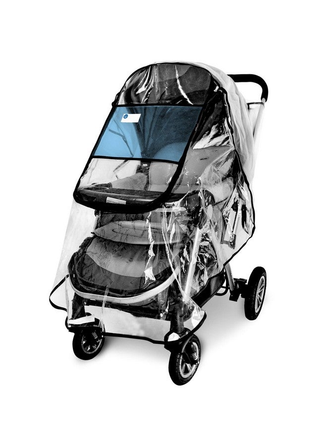 Vaxaape Stroller Rain Cover,Universal Stroller Accessory,Waterproof, Windproof Protection,Protect from Dust Snow,Baby Travel Weather Shield - Image 1