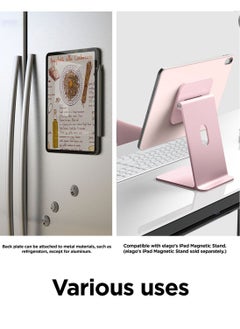 Elago Magnetic Folio iPad 10th Generation Case Cover (2022) 10.9 inch [Magnet Integrated Back Plate attaches to Metal Surfaces] - Sand Pink  - Image 5