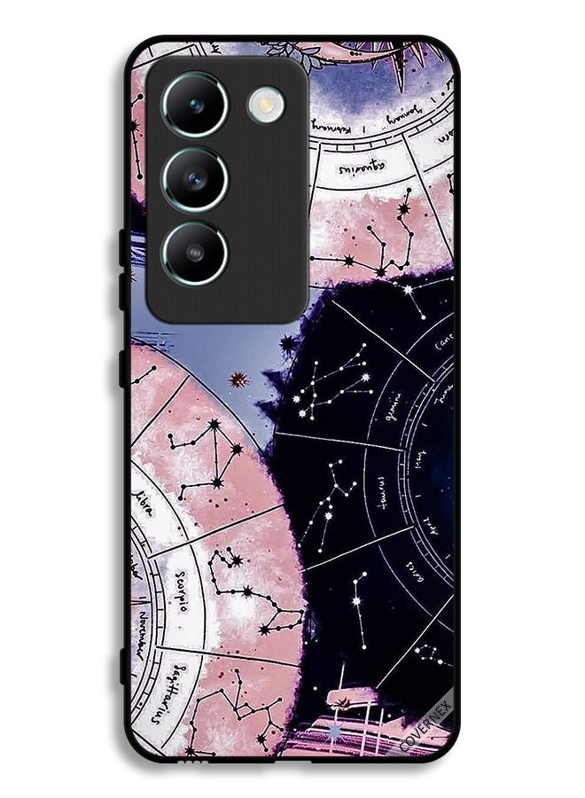 Covernex Vivo Y100 4G Protective Case Cover Zodiac & Astrology Wallpaper - Image 1