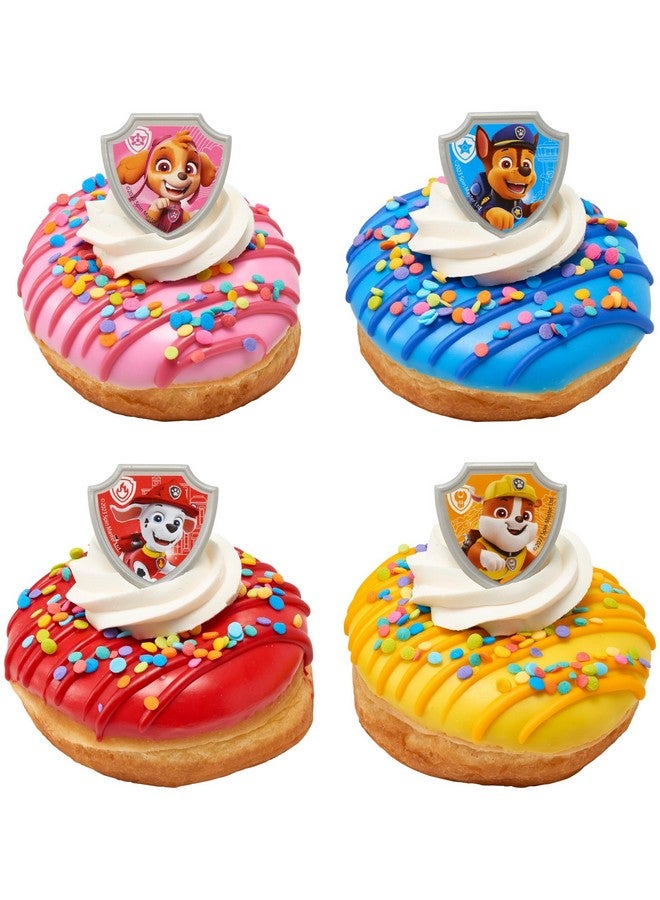 DecoPac DecoPac Paw Patrol Reporting For Duty Rings, Cupcake Decorations Featuring Chase, Marshall, Skye, And Rubble - 24 Pack  - Image 5