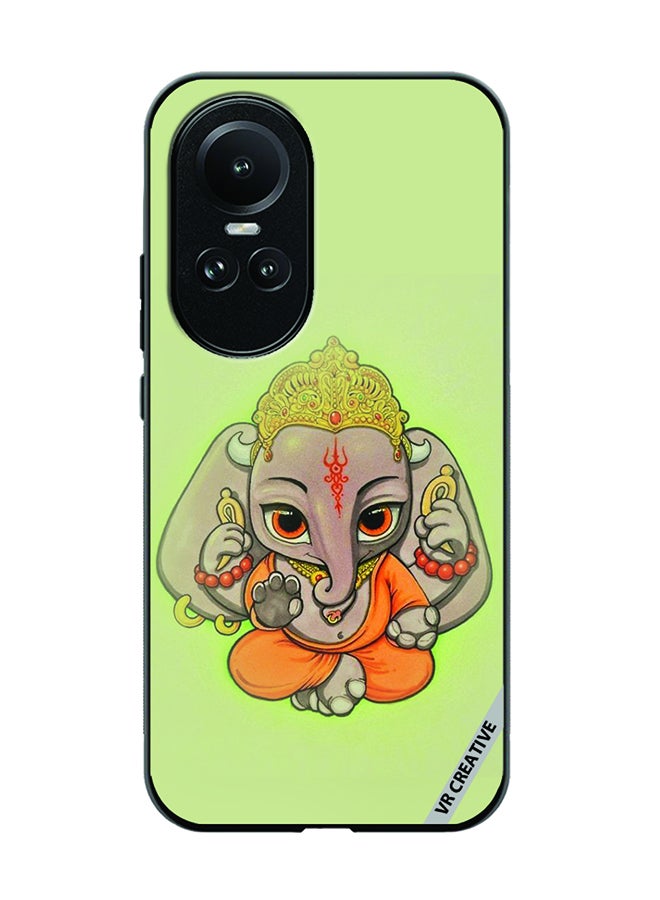 VR CREATIVE Protective Case Cover For Oppo Reno 10 Pro Ganpati Bappa Design Multicolour - Image 1