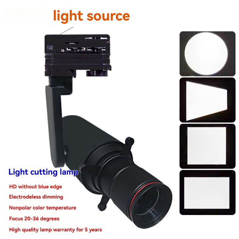 Adjustable Art Gallery Track Light with Dimmable Focus for Museum Exhibitions and Artwork Display - Image 4