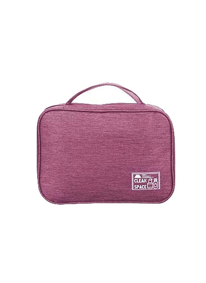 Styleys Travel Cosmetic Bag For Men Women, Hanging Toiletry Bag, Makeup Pouch, Waterproof Makeup Cosmetic Bag Travel Organizer For Accessories, Shampoo (Purple S11087)  - Image 1