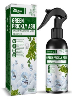 SOUTH MOON 100ml Green Pepper Mite Removal Spray Mite Removal Agent Effective Mite Spray for Mattresses, Upholstery & Bed - Against Mites and Allergens Anti-mite Spray Mite Spray Bed Bug Spray  - Image 1