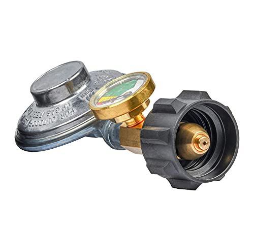 GasSaf 3Feet Low Pressure Propane Regulator and Hose Replacement for Weber Gas Grill Most LP Gas Grill, Heater and Fire Pit Table, Type-1 (QCC-1) Tank Connect,3/8" Female Flare Nut -CSA Certifide - Image 4