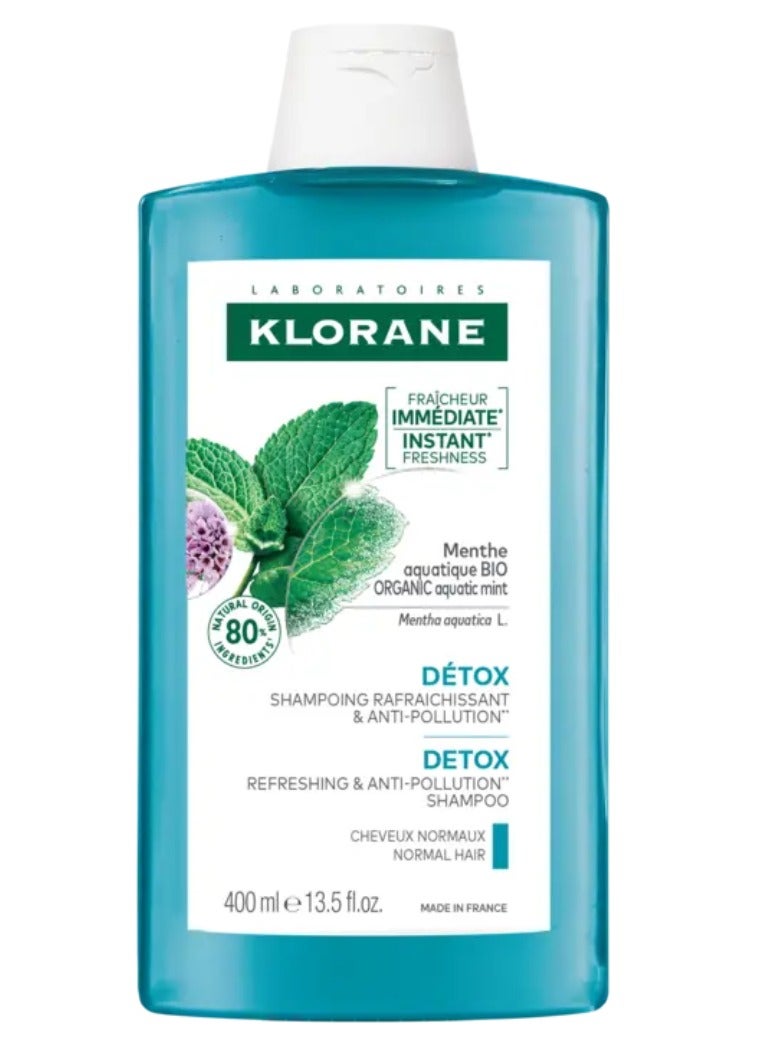 Klorane Aquatic Mint Shampoo 400ml - Image 1