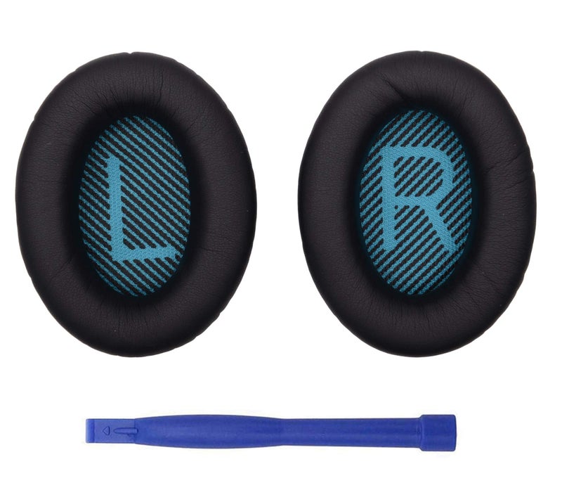 Techzere Replacement Ear Cushions Pads Ear Cup Cover Black for Bose QC25 Headphone - Image 3