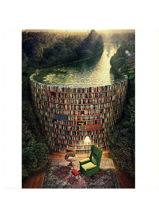 Ingooood Ingooood- Jigsaw Puzzles 1000 Pieces for Adults- Fantasy Series- Collection Pavilion_IG-0292 Entertainment Toys for Adult Special Graduation or Birthday Gift Home Decor  - Image 1