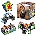 Euclidean Cube 2 in 1 Star Cube Magic Cube Set Fidget Toy for Kids Animal Toys for Ages 813 Travel Yoshimoto Cube for 6 7 8 9 10 11 YearOld Boy Girls Gifts - Image 3