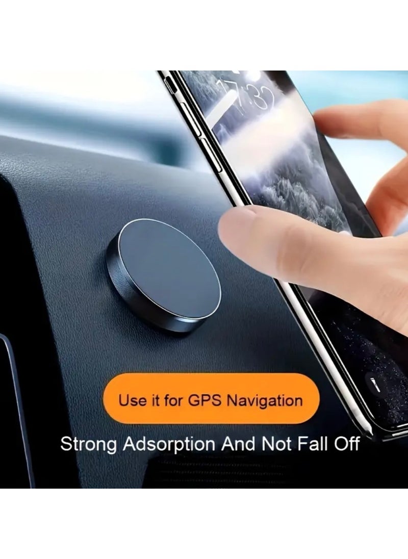 CleanWave - The Pure Effect Black Universal Magnetic Phone Holder – Round Design, Powerful Mount for Any Surface. Secure, Stylish & Super Strong Hold, for Large Smartphones (4"-7") | Secure Fit for iPhone 15/16, Samsung S24/S23, Xiaom  - Image 3