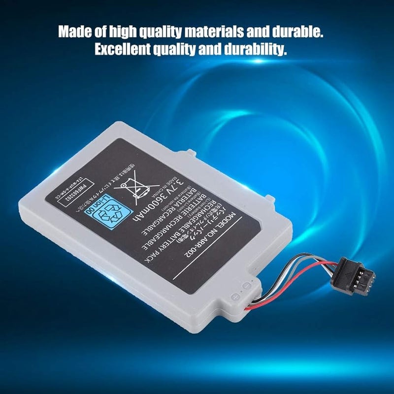 Akozon بطارية قابلة لإعادة الشحن 3.7 فولت 3600 مللي أمبير بديلة لمقبض تحكم WIIU - Image 3